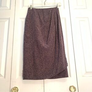 Saks Fifth Ave Real Clothes Silk Skirt Petite Small
